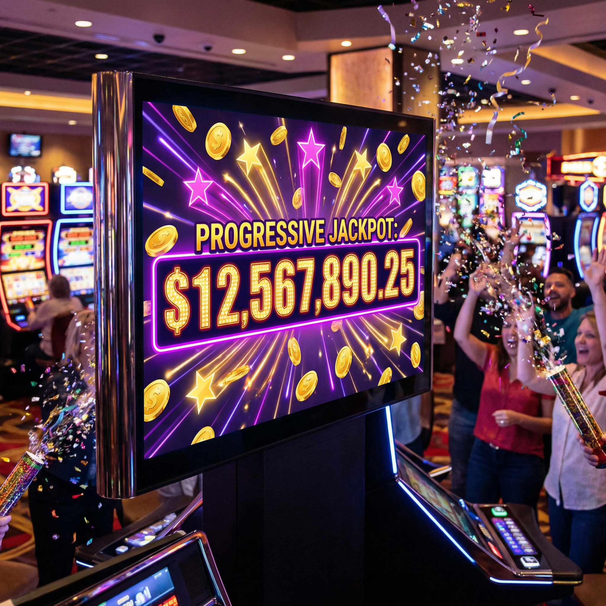 老虎机累积奖池展示